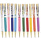 1 Piece Creative Flower Ballpoint Pen 1.0mm Ball Pen Crystal Smooth Writing Pens for Office School Supplies Stationery