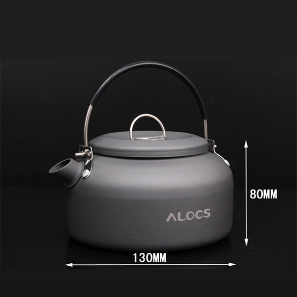 Alocs CW-K02 Camping Hiking 0.8L Water Kettle Portable Picnic Teapot Coffee Pot