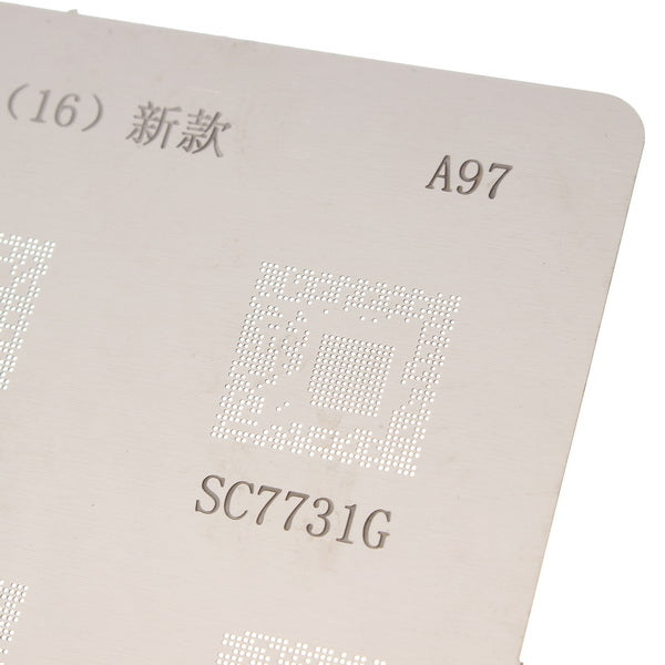 2pcs BGA Stencil Direct Heating Reballing Stencil Solder Template Stencil for MTK