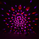 RGB Self-propelled Flash Mode Remote/ Voice Control LED Stage Light Crystal Ball Disco Club DJ Part