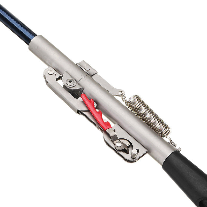 ZANLURE 2.1m 2.4m Stainless Steel Automatic Fishing Rod Sea River Lake Pool Telescopic Fishing Pole