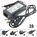 5.5mm x 2.5mm  AC 100-240V to DC 24V 2A Switching Power Supply Adapter Transformer