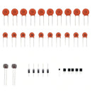 200pcs Electronics Component Basic Starter Kits Resistor Buzzer Capacitor LEDs