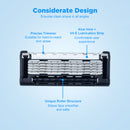 Minleaf ML-HR Men's Razor Blade Refills 5-Layers for Sensitive Skin with Precision Trimming, 8 Count Air-tight Package
