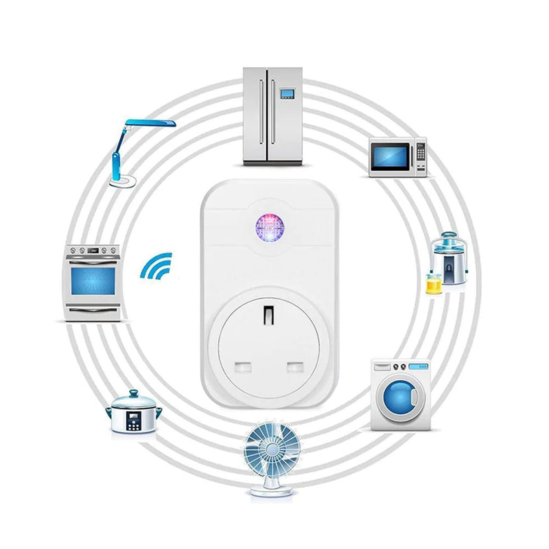 LINGAN SWA1 Smart WiFi Socket Plug with App Remote Control Timer Wifi Socket Smart Remote Wireless Controls with Amazon Alexa