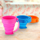 Honana Portable Foldable Silica Gel 5 Color Options Toothbrush Holder Cup Travel Drink Washing Cup