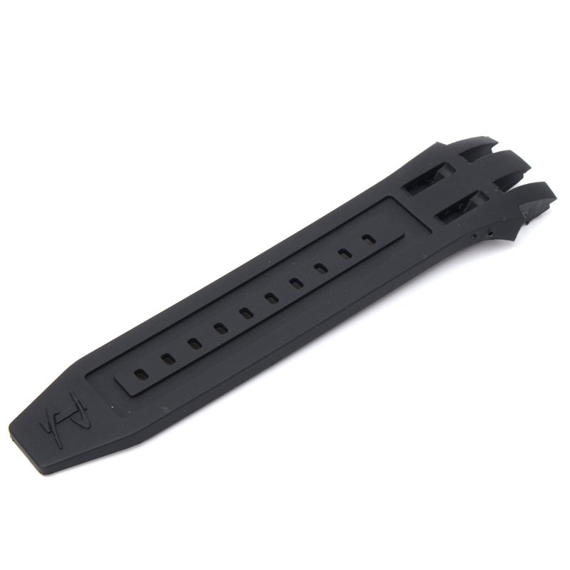 Black Replacement Soft Silicone Rubber Watch Band Strap Kit For Invicta SUBAQUA