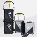 ZANLURE 8L Outdoor Portable Multifunctional EVA Folding Fishing Bucket Fishing Tools Barrel Fishing Storage Bucket-Black/Grey