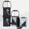 ZANLURE 8L Outdoor Portable Multifunctional EVA Folding Fishing Bucket Fishing Tools Barrel Fishing Storage Bucket-Black/Grey