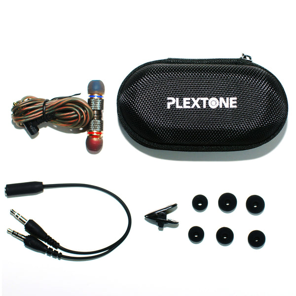 PLEXTONE Universal Portable Waterproof Zipper Nylon Earphone USB Cable MP3 Memory Card Battery Digital Gadgets Organizer Storage Bag