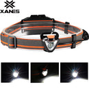 XANES 800LM Headlamp Flashlight 3 * AAA Energy Saving Light for Outdooors Lighting Fishing Cycling