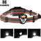 XANES 800LM Headlamp Flashlight 3 * AAA Energy Saving Light for Outdooors Lighting Fishing Cycling