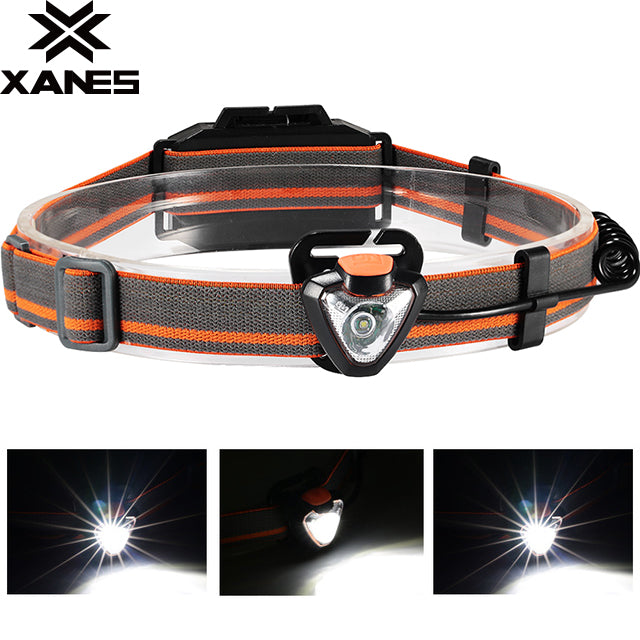 XANES 800LM Headlamp Flashlight 3 * AAA Energy Saving Light for Outdooors Lighting Fishing Cycling