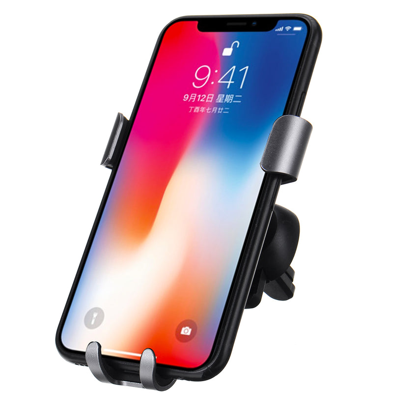 Cafele Metal Gravity One-handed Operation Air Vent Car Mount Car Phone Holder 360 Degree Rotation For 4.0-6.5 Inch Smart Phone