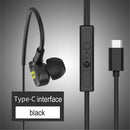Fanbiya Type-C In-ear Wired Control Earphone HiFi Headphones for Xiaomi Huawei OnePlus
