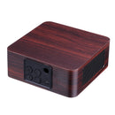 Q1A Portable Wooden Wireless bluetooth Speaker Double Drivers Stereo Light Speaker