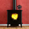 5 Blades Aluminum Fireplace Fan 1400rpm Quiet Heat Powered Stove Fan Eco-Friendly Heat Circulation