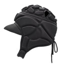 Wosawe Adjustable Pressional Football Goalkeeper Helmet Children Soccer Helmet Kids Hat Head Guard Protector