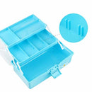 Three-layer Plastic Portable Art Tool Box Large Painting Box