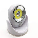 Battery Powered 360 Degree Swivels LED PIR Motion Sensor Night Light Cordless for Home Wall Patio