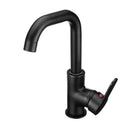 Black Copper Paint Basin Hot and Cold Faucet Kitchen Sink Rotatable Water Tap