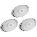3pcs / 6pcs PIR Motion Sensor Under Cabinet  Light Human Body Induction for Kitchen Cupboard Warm White