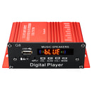 G8 12V HIFI Car Audio Stereo Power Amplifier bluetooth FM Radio 2CH 200W Support FM AUX SD U disk