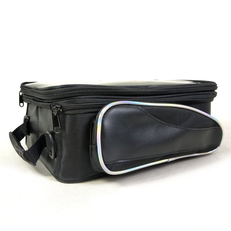 Expandable Magnetic Touch Screen Motorcycle Oil Gas Fuel Tank Helmet Bag Saddlebags Pouch Smartphones GPS Storage Racing Waterproof