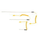 K-Type Thermocouple Stainless Steel Probe Temperature Controller Wire Sensors 100/300/500mm Optional