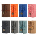A6 Engraved Leather Journal Notebook Diary Retro Vintage Blank Memo