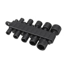 BROPPE 10Pcs 1/4 Inch Hex Shank Power Nut Driver Drill Bit Set Metric Socket Wrench Screw Screwdriver