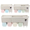 Toothbrush Holder Toothpaste Squeezer Stand Organizer Plastic Bathroom Storage Rack Set