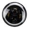7inch Round LED Headlights Blue Halo Ring Angel Eyes For Jeep Wrangler JK TJ LJ CJ