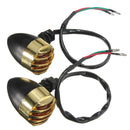 Turn Signal Lights Blinker Amber Bullet Style For Harley Yamaha Kawasaki