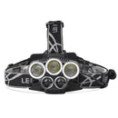 XANES 2309-A Bicycle Headlight 6 Switch Modes T6 + 2 x LTS White Light Outdoor Sports HeadLamp