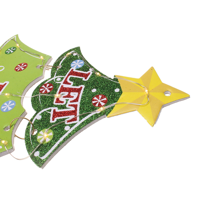 LED Christmas Tree Decoration String Light Window Hanging Ornament Holiday Gift