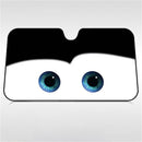 Eyes Heated Windshield Sunshade Curtain Car Window Windscreen Cover Auto Sun Visor UV Protection