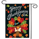30x45cm Thanksgiving Polyester Turkey Welcome Flag Garden Holiday Decoration