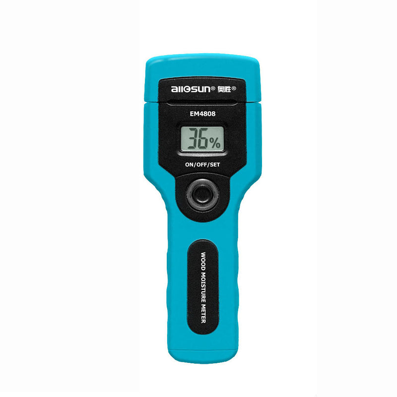 ALL SUN EM4808 Portable Digital Moisture Meter Wood Humidity Sensor Tester 7 ranges Measurement  Resolution:1% Accuracy up to 2%-5%