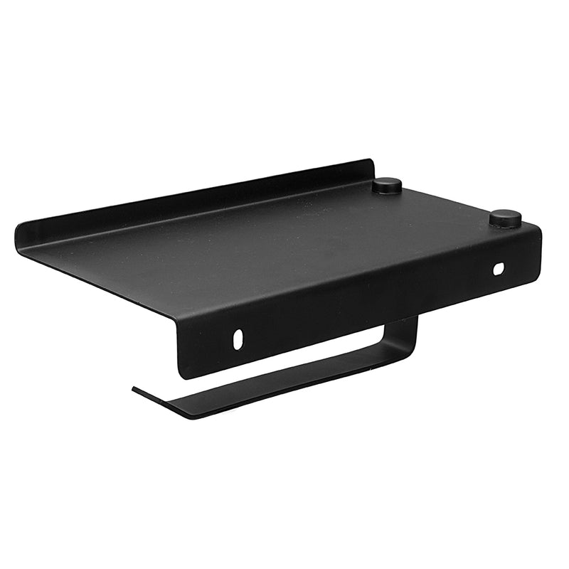 Stainless Steel Toilet Tissue Box Wall Mount Roll Holder Phone Tissue Rack Bathroom