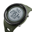 SKMEI 1342 Compass Chronograph Digital Watch Men Automatic Calendar Alarm Watches