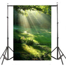 3x5ft Vinyl Spring Forest Sunshine Photography Backdrop Background Studio Prop