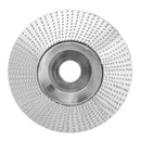 Drillpro 100x16/110x22mm Bevel Arc Wood Carving Disc Shaping Disc Tungsten Carbide Angle Grinding Wheel Sanding Carving Rotary Tool Abrasive Disc for Angle Grinder