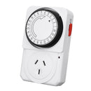 24 Hours Plug-in Timer Switch Mechanical Programmable Socket Electricity Power Switch