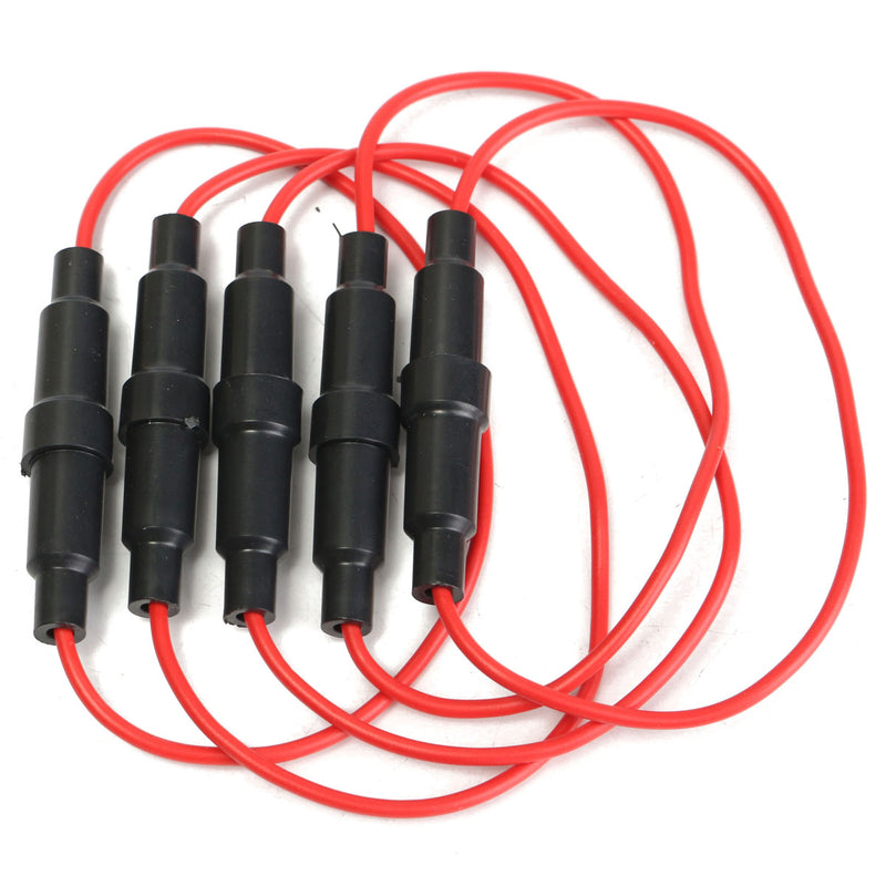 5pcs 6x30mm AGC Spiral Cable Fuse Connector Fuse Block