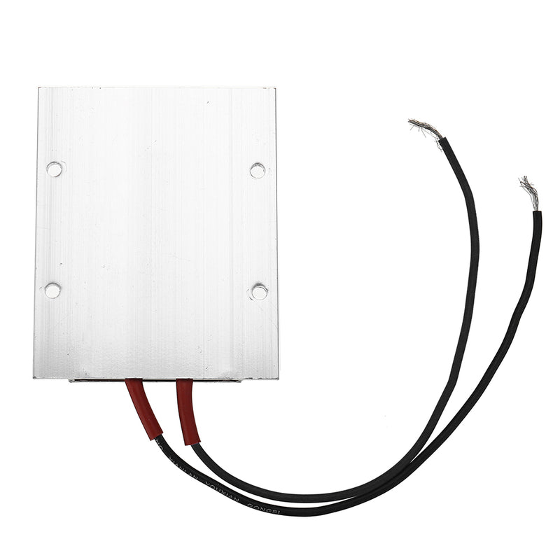 AC220V 120W 120 Degrees 77x62x6mm Insulated Ceramic PTC Heating Plate Liquid Aluminum Shell Element Heater