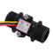 5pcs YF-S201C Black Flow Meter Water Flow Sensor Switch Precision Flowmeter Turbine Flowmeter G1/2 DN15