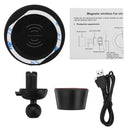 2 in 1 Qi Wireless Charger Car Air Vent Dashboard Phone Holder Magnetic Mount
