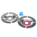 4 Inch Grinder Chain Disc with 2pcs Chain 5/8 Inch Arbor 22 Tooth Wood Carving Disc for 100/115 Angle Grinder