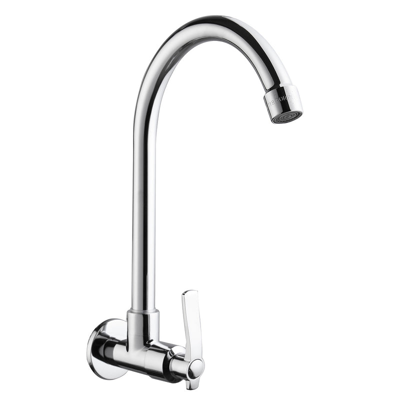 360 Degree Swivel Alloy Kitchen Basin Cold Water Faucet Tap Single Hole